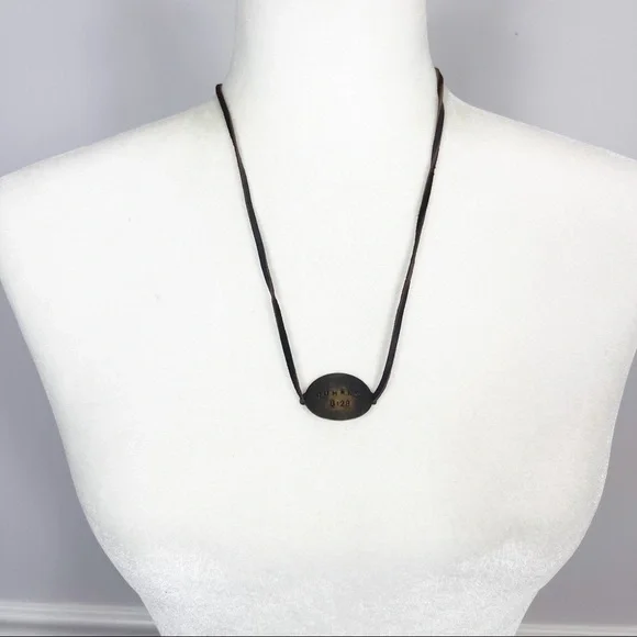 Vintage Romans 8:28 Pendant Leather Strand Necklace Unisex - Picture 4 of 9